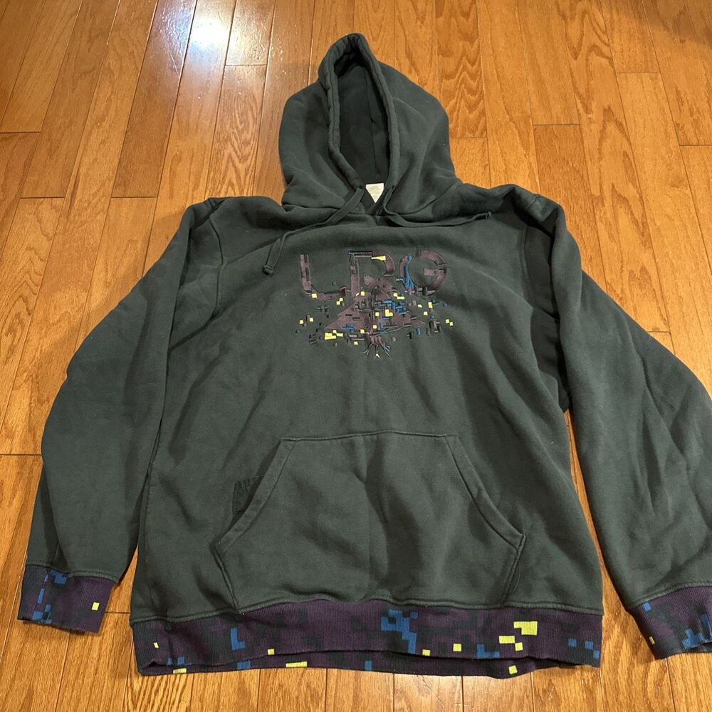 Lifted Research Group LRG Hoodie Mens 2XL Y2K Green